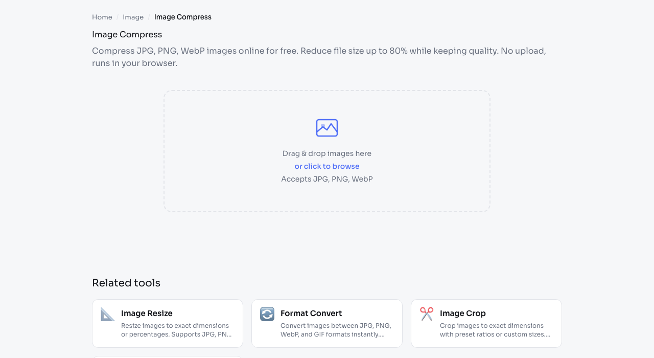 Image Compress tool